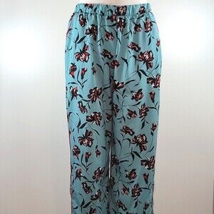 ASOS VILA Floral Wide Leg Pants size L